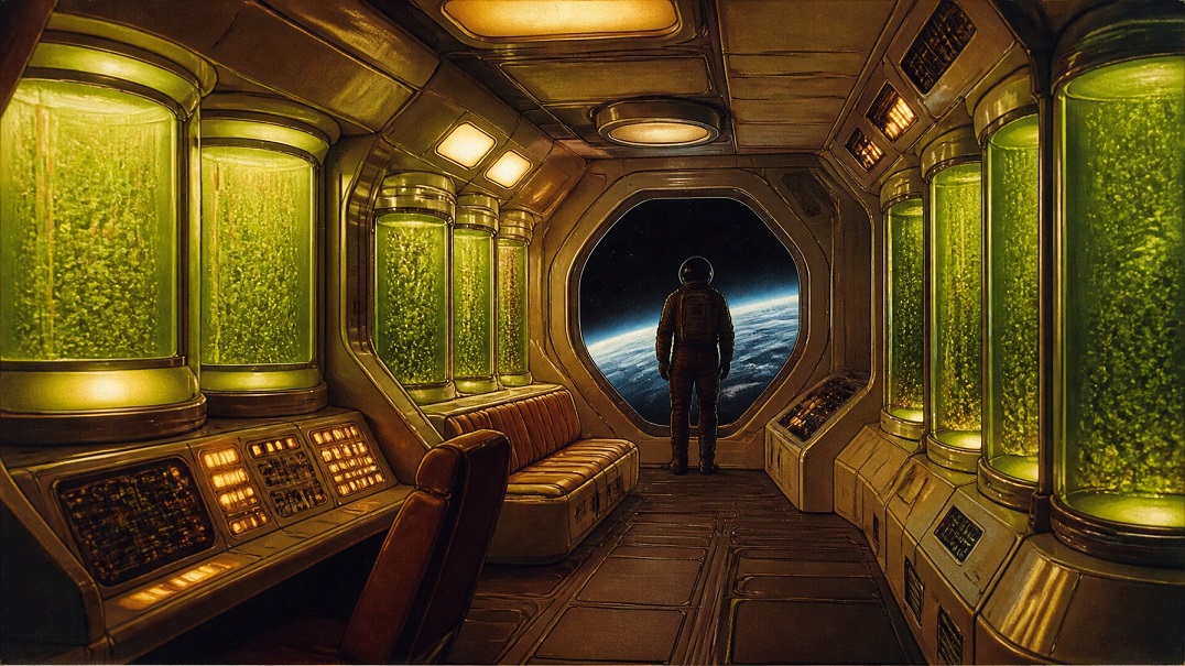algae omega-3 lab grown nasa ship