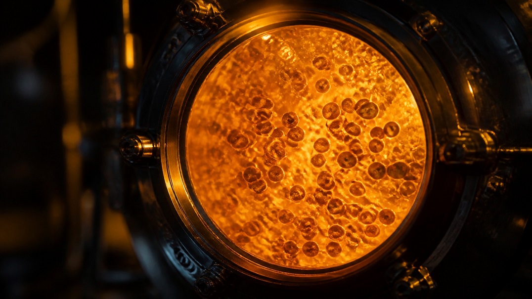 algae in fermentation tank