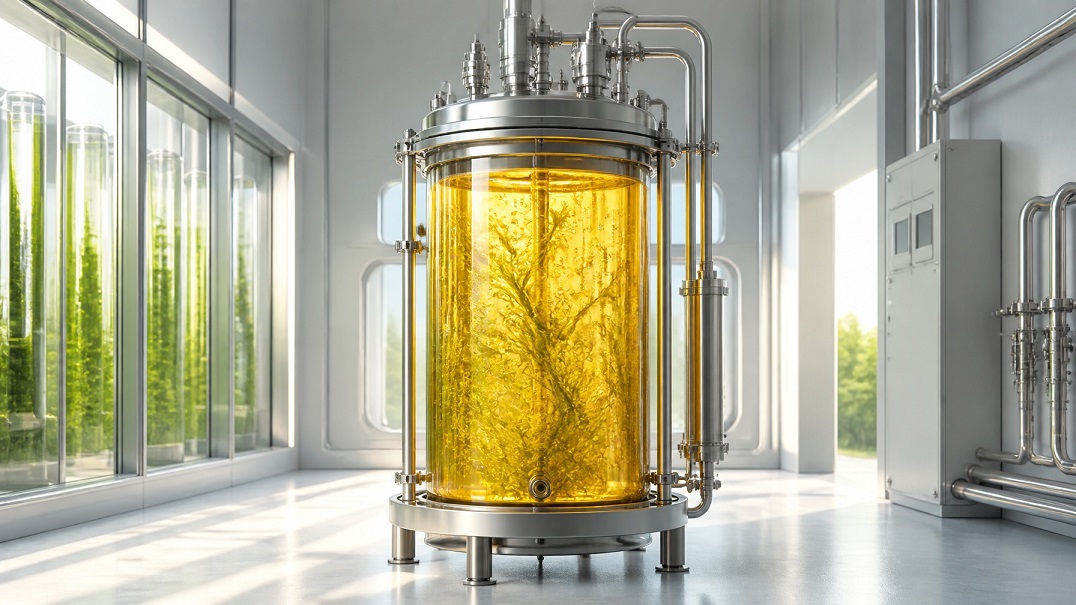 bioreactor tank golden algae culture